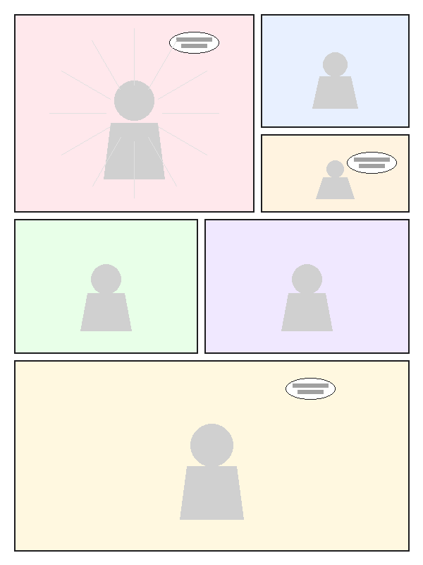 完全マンガ型のサンプルページ